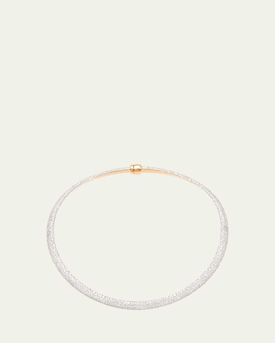 18K Rose Gold Iconica Diamond Necklace